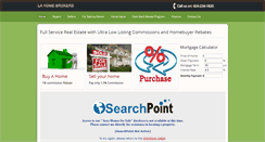 Desktop Screenshot of lahomebrokers.com